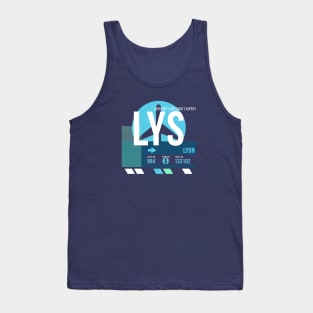 Lyon (LYS) Airport // Sunset Baggage Tag Tank Top